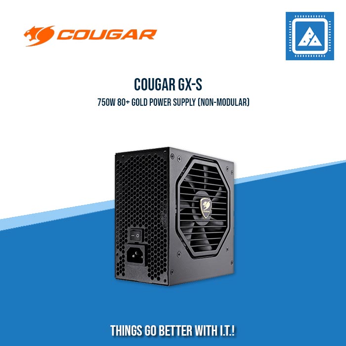 COUGAR PSU GX-S 80 PLUS GOLD / 650W | 750W / FIXED OUTPUT CABLE