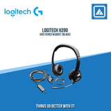 LOGITECH H390 USB STEREO HEADSET (BLACK)