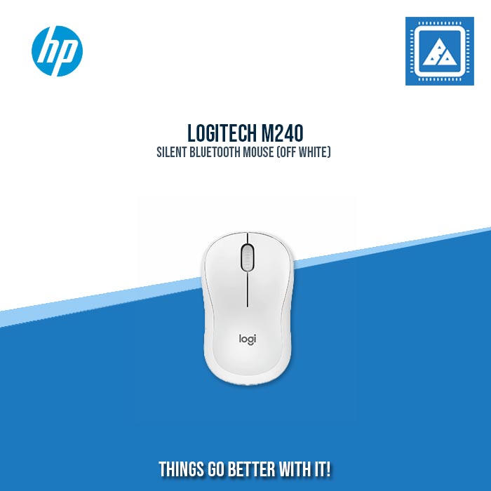 LOGITECH M240 SILENT BLUETOOTH MOUSE (OFF WHITE)