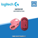 LOGITECH POP WIRELESS MOUSE BLAST (YELLOW/ BLACK| MINT/LILAC/YELLOW| ROSE)