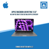 APPLE MACBOOK AIR RETINA 13.6" M2 CHIP 8C/8GB/512GB SSD | BEST FOR STUDENT AND FREELANCERS LAPTOP