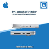 APPLE MACBOOK AIR 13" M3 CHIP 8C/8GB/256GB SSD (MRXN3PP/A) | BEST FOR CORPORATES AND FREELANCER LAPTOP