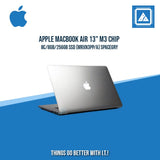 APPLE MACBOOK AIR 13" M3 CHIP 8C/8GB/256GB SSD (MRXN3PP/A) | BEST FOR CORPORATES AND FREELANCER LAPTOP