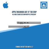 APPLE MACBOOK AIR 15" M3 CHIP 8C/8GB/256GB SSD (MRYM3PP/A) | BEST FOR FREELANCER AND CORPORATES LAPTOP