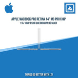APPLE MACBOOK PRO RETINA 14" M3 PRO CHIP 11C/18GB/512GB SSD (MRX63PP/A) | BEST FOR CORPORATES AND FREELANCER LAPTOP