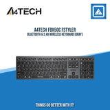 A4TECH FBX50C FSTYLER BLUETOOTH & 2.4G WIRELESS KEYBOARD (GRAY)