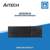 A4TECH KRS-85 USB COMFORT ROUND KEYBOARD BLACK