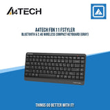 A4TECH FBK11 FSTYLER BLUETOOTH & 2.4G WIRELESS COMPACT KEYBOARD (GRAY)
