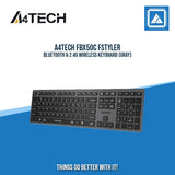 A4TECH FBX50C FSTYLER BLUETOOTH & 2.4G WIRELESS KEYBOARD (GRAY)