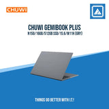 CHUWI GEMIBOOK PLUS N150/16GB/512GB SSD/15.6/W11H (GRY) | BEST FOR FREELANCER LAPTOP