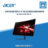 ACER ED320QR SBIIPX 31.5" FHD LED CURVED GAMING MONITOR 1MS 165HZ W/ WLMNT (HDMI, DP)