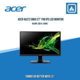 ACER KA272 BMIX 27" FHD IPS LED MONITOR WLMNT (DB15, HDMI)