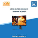 AOC 24G4 23.8" FHD IPS GAMING MONITOR 180HZ WLMNT W/ HAS (HDMI, DP)