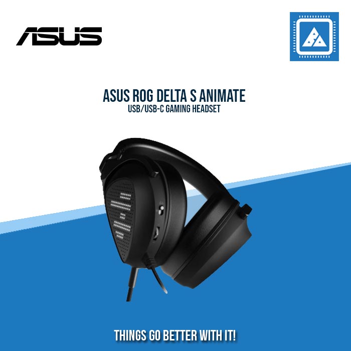 ASUS ROG DELTA S ANIMATE USB/USB-C GAMING HEADSET