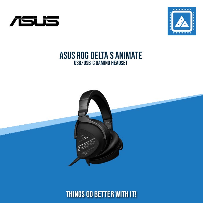ASUS ROG DELTA S ANIMATE USB/USB-C GAMING HEADSET
