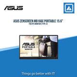 ASUS ZENSCREEN MB166C PORTABLE 15.6" FHD IPS MONITOR (TYPE-C)