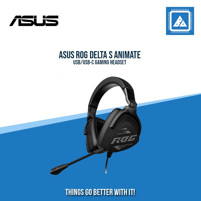 ASUS ROG DELTA S ANIMATE USB/USB-C GAMING HEADSET