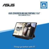 ASUS ZENSCREEN MB166C PORTABLE 15.6" FHD IPS MONITOR (TYPE-C)