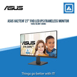 ASUS VA27EHF 27" FHD LED IPS FRAMELESS MONITOR 100HZ WLMNT (HDMI)