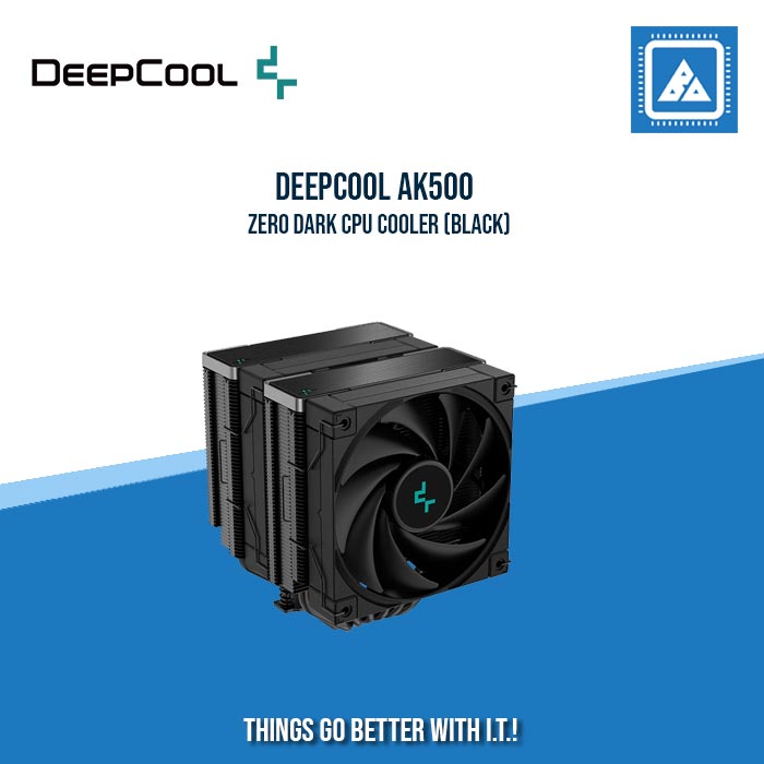 DEEPCOOL AK500 ZERO DARK CPU COOLER (BLACK)