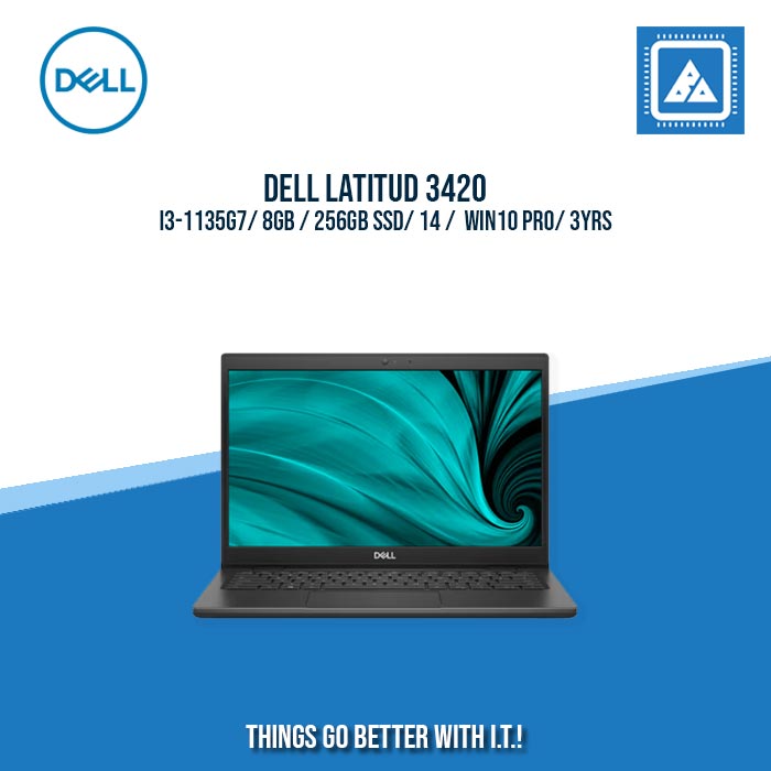 DELL LATITUDE 3420  I3-1135G7/8GB/256GB SSD/ BEST FOR ENTERPRISES AND CORPORATES LAPTOP