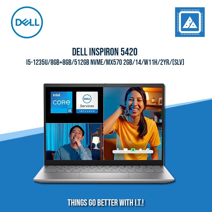 DELL INSPIRON 5420 I5-1235U/8GB+8GB/512GB NVME/MX570 2GB | BEST FOR STUDENTS AND FREELANCERS LAPTOP