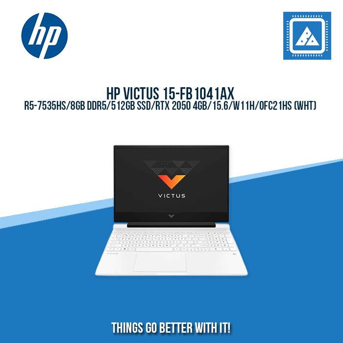HP VICTUS 15-FB1041AX R5-7535HS/8GB DDR5/512GB SSD/RTX 2050 4GB | BEST FOR GAMING AND AUTOCAD LAPTOP