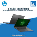 HP PAVILION 15-EG2058TX (79J56PA) I7-1255U/16GB/1TB NVMe/MX550 2GB BEST FOR STUDENTS AND FREELANCERS LAPTOP