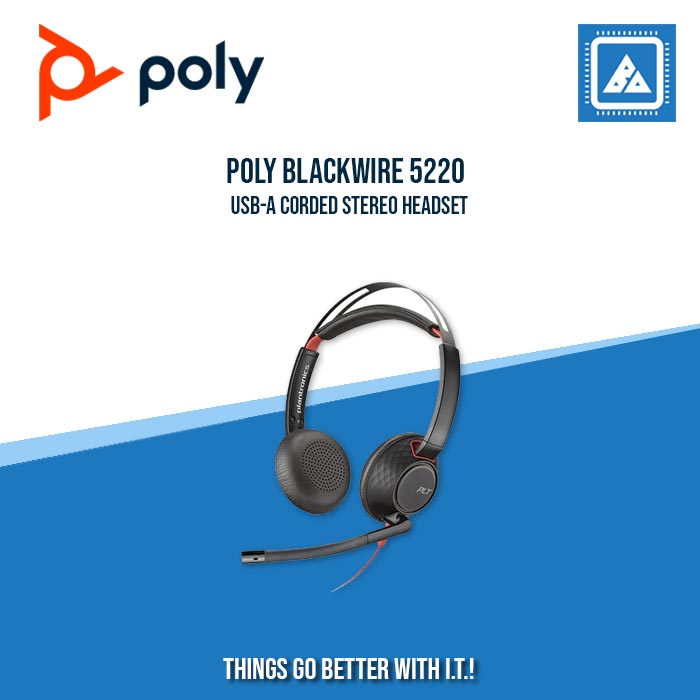 POLY BLACKWIRE 5220 HEADSET