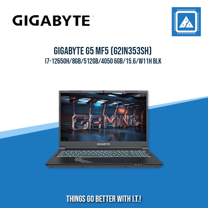 GIGABYTE G5 MF5 (G2IN353SH)  I7-1250H/8GB/512GB/4050 6GB | BEST FOR GAMING AND AUTOCAD LAPTOP