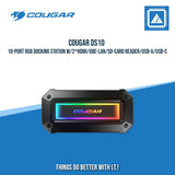 COUGAR DS10 10-PORT RGB DOCKING STATION W/2*HDMI/GBE-LAN/SD-CARD READER/USB-A/USB-C
