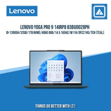 LENOVO YOGA PRO 9 14IRP8 83BU0028PH I9-13905H/32GB/1TB NVME/4060 8GB | BEST FOR GAMING AND AUTOCAD LAPTOP
