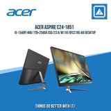 ACER ASPIRE C24-1851 I5-1340P/4GB/1TB+256GB SSD/23.8/W11H/OFC21HS AIO DESKTOP