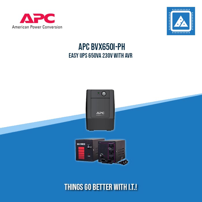 APC BVX650I-PH EASY UPS 650VA 230V WITH AVR