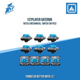 1STPLAYER GATERON BLUE TACTILE MECHANICAL SWITCH (90 PCS)