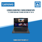 LENOVO LEGION PRO 5 16IRX8 82WK0074PH I7-13700HX/8GB+8GB/1TB NVME/4070 8GB | BEST FOR GAMING AND AUTOCAD LAPTOP