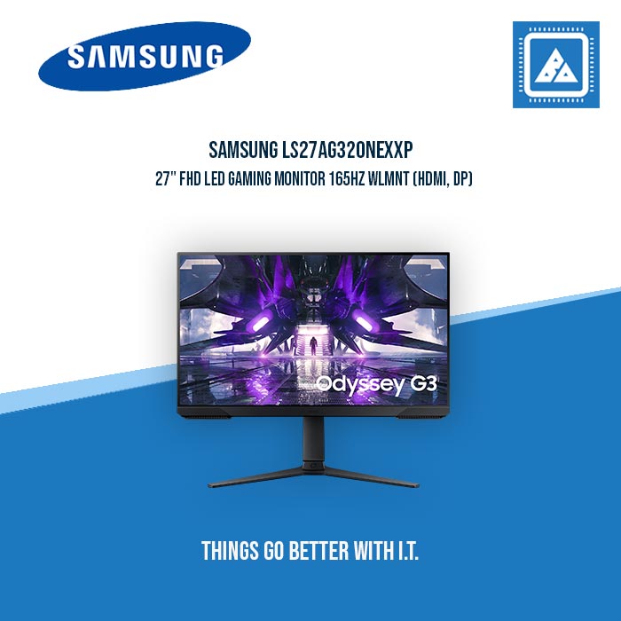 SAMSUNG LS27AG320NEXXP 27" FHD LED GAMING MONITOR 165HZ WLMNT (HDMI, DP)