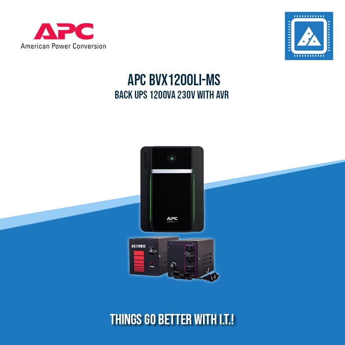 APC BVX1200LI-MS BACK UPS 1200VA 230V WITH AVR