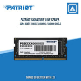 PATRIOT SIGNATURE LINE SERIES DDR4 8GB (1 X 8GB)/3200MHZ/SODIMM SINGLE