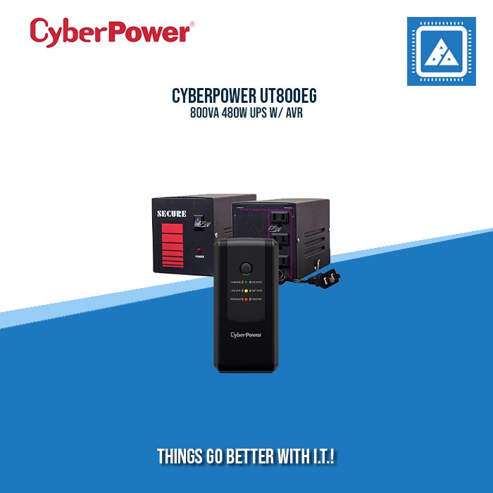 CYBERPOWER UT800EG 800VA 480W UPS W/ AVR