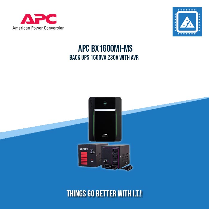 APC BX1600MI-MS BACK UPS 1600VA 230V WITH AVR