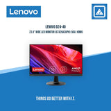 LENOVO D24-40 23.8" WIDE LED MONITOR (67A2KAC6PH) (VGA. HDMI)