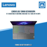 LENOVO LOQ 15IRH8 82XV00C8PH I5-12450H/8GB/512GB NVME/4050 6GB | BEST FOR GAMING AND AUTOCAD LAPTOP