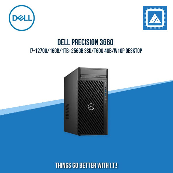 DELL PRECISION 3660 I7-12700/16GB/1TB+256GB SSD/T600 4GB/W10P DESKTOP ...