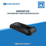 COUGAR DH07 SLIM 7-PORT DOCKING HUB W/2*HDMI/SD-CARD READER/USB-A/USB-C