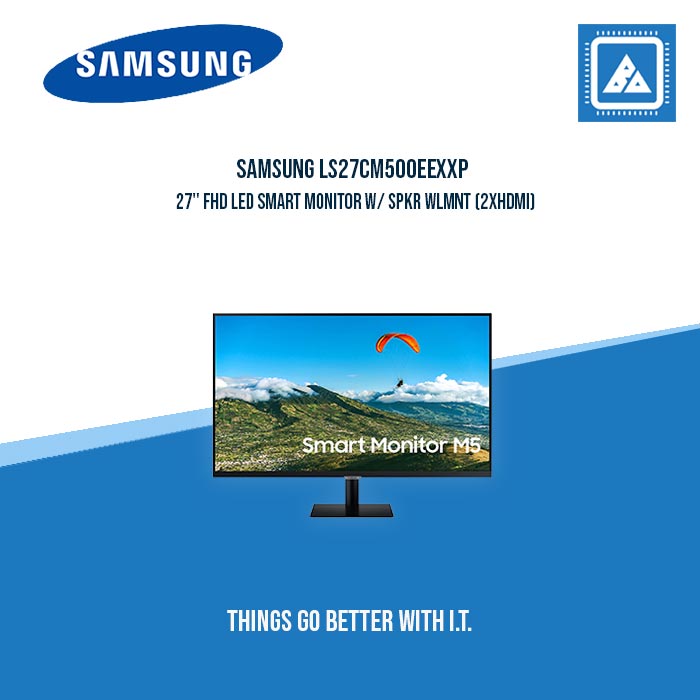 SAMSUNG LS27CM500EEXXP 27" FHD LED SMART MONITOR W/ SPKR WLMNT (2XHDMI)
