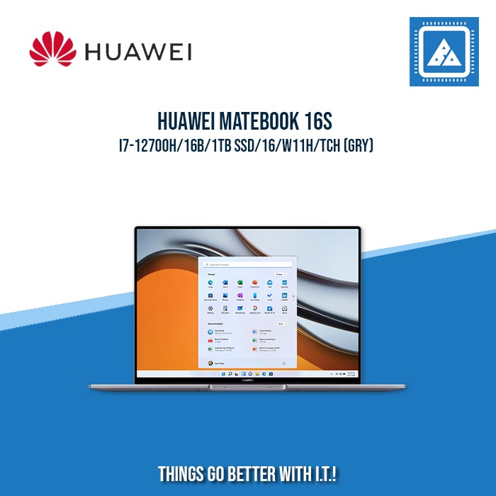 HUAWEI MATEBOOK 16S I7-12700H/16B/1TB SSD | BEST FOR STUDENTS AND FREELANCERS LAPTOP