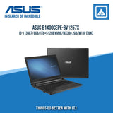 ASUS B1400CEPE-BV1257X I5-1135G7/8GB/1TB+512GB NVME/MX330 2GB/W11P | BEST FOR  ENTERPRISES AND CORPORATES LAPTOP