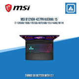 MSI B12VGK-427PH KATANA 15 I7-12650H/16GB/1TB SSD/4070 6GB | BEST FOR GAMING AND AUTOCAD LAPTOP