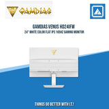 GAMDIAS VENUS HD24IFW 24" FLAT IPS 165HZ GAMING MONITOR (WHITE)